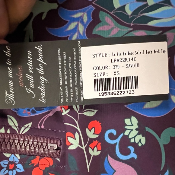 NEW GREYSON LA VIE EN ROSE Soleil Mock Neck multiple sizes - Picture 6 of 8